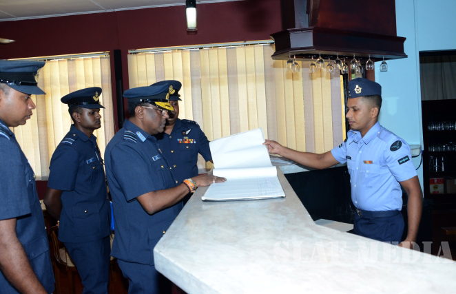 Annual Commander's Inspection at SLAF Base Ratmalana 2016