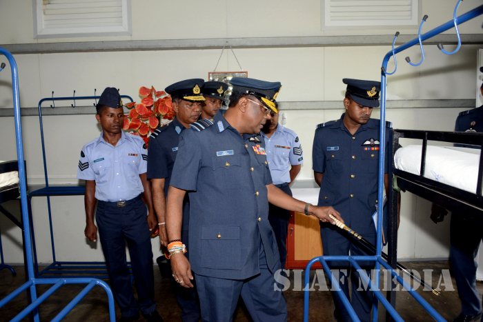 Annual Commander's Inspection at SLAF Base Ratmalana 2016