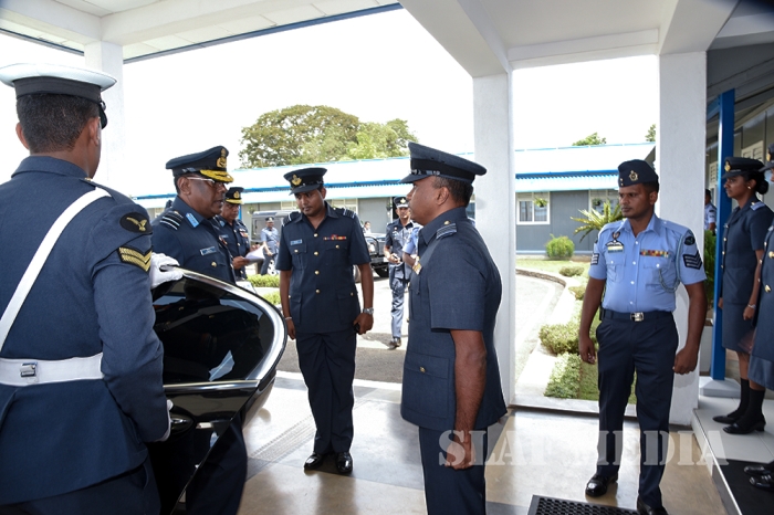 Annual Commander's Inspection at SLAF Base Ratmalana 2016