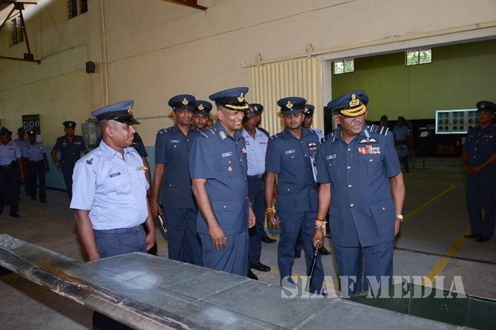 Annual Commander's Inspection at SLAF Base Ratmalana 2016
