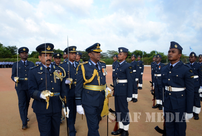 Annual Commander's Inspection at SLAF Base Ratmalana 2016