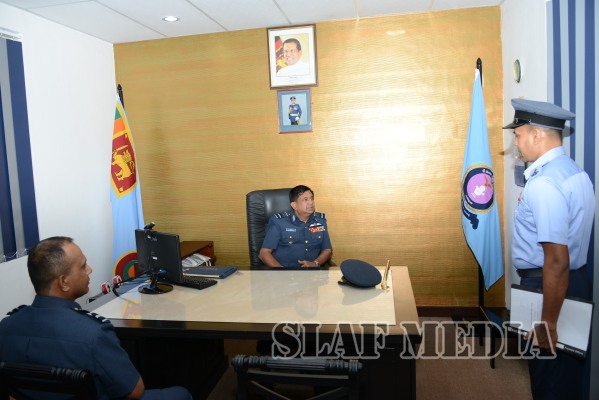 Annual Commander's Inspection at SLAF Base Ratmalana 2015