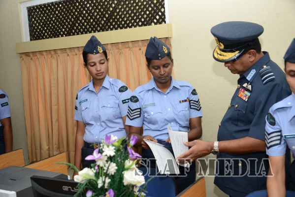 Annual Commander's Inspection at SLAF Base Ratmalana 2015