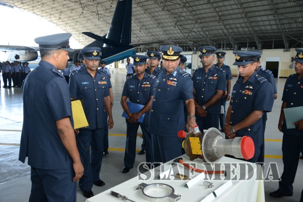 Annual Commander's Inspection at SLAF Base Ratmalana 2015