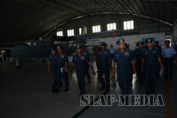 Annual Commander's Inspection at SLAF Base Ratmalana 2015