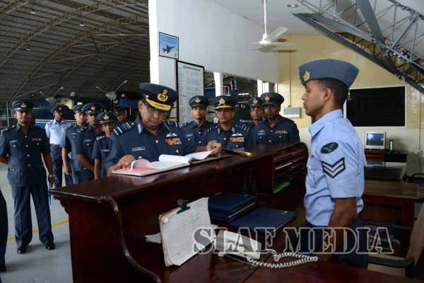 Annual Commander's Inspection at SLAF Base Ratmalana 2015
