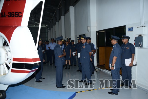 Annual Commander's Inspection at SLAF Base Ratmalana 2015