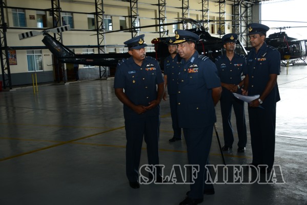 Annual Commander's Inspection at SLAF Base Ratmalana 2015