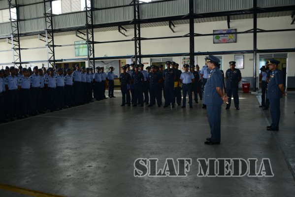 Annual Commander's Inspection at SLAF Base Ratmalana 2015