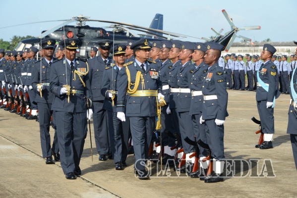 Annual Commander's Inspection at SLAF Base Ratmalana 2015