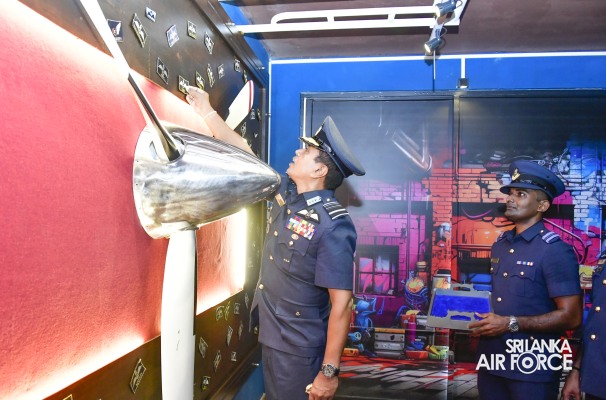 COMMANDER'S INSPECTION AT SLAF BASE RATMALANA