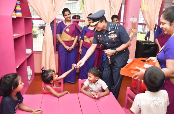 COMMANDER'S INSPECTION AT SLAF BASE RATMALANA