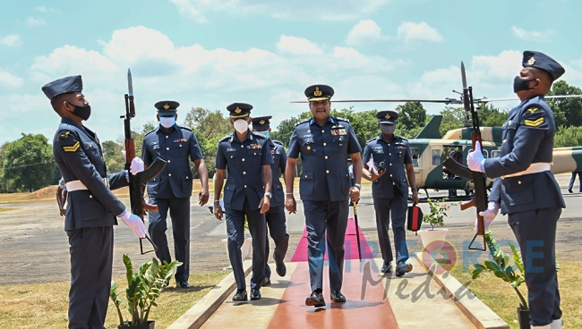 Commander's Inspection of SLAF Station Sigiriya for the Year 2020
