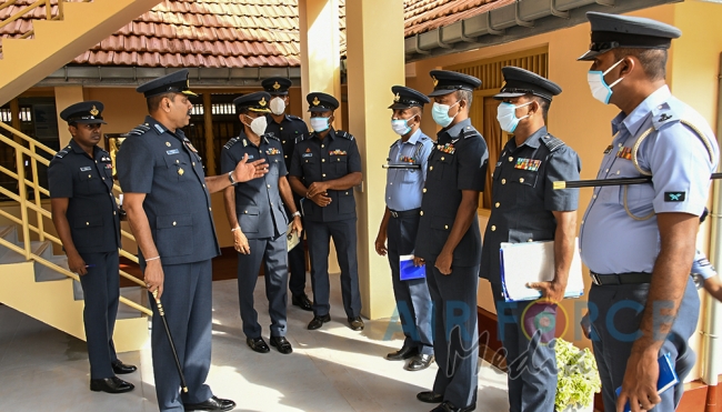 Commander's Inspection of SLAF Station Sigiriya for the Year 2020