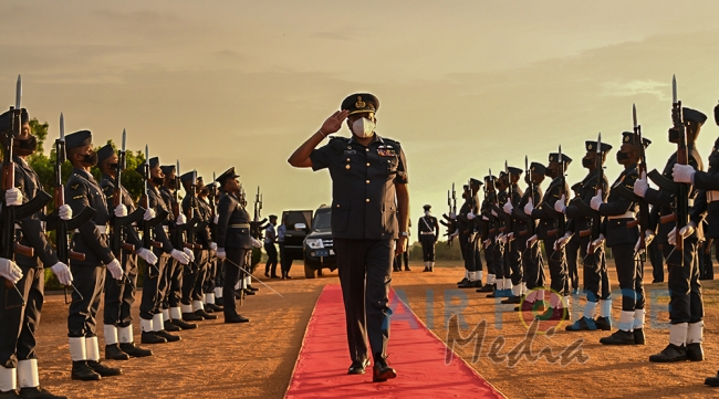 Commander's Inspection of SLAF Station Sigiriya for the Year 2020