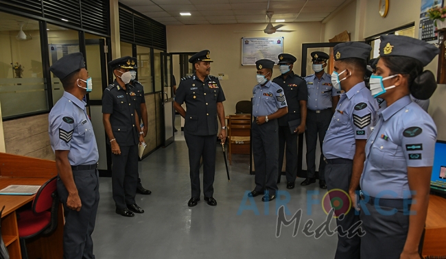 Commander's Inspection of SLAF Station Sigiriya for the Year 2020