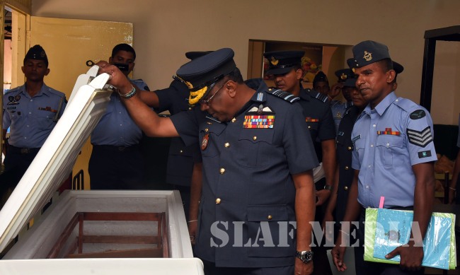 Commander’s Inspection of SLAF Station Sigiriya