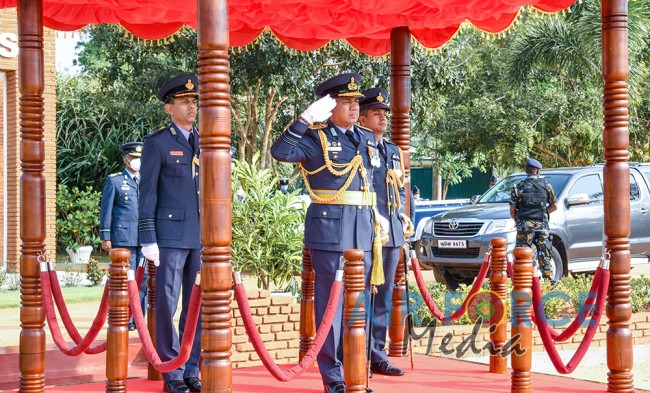 COMMANDER’S INSPECTION OF SLAF STATION SIGIRIYA