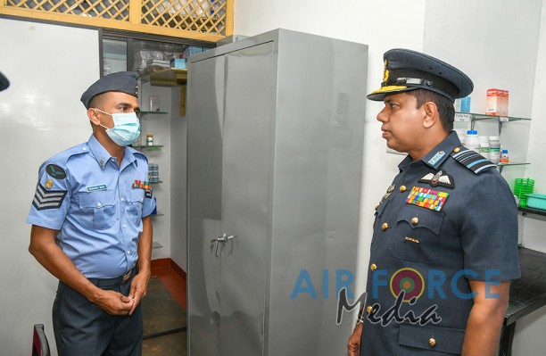 COMMANDER’S INSPECTION OF SLAF STATION SIGIRIYA