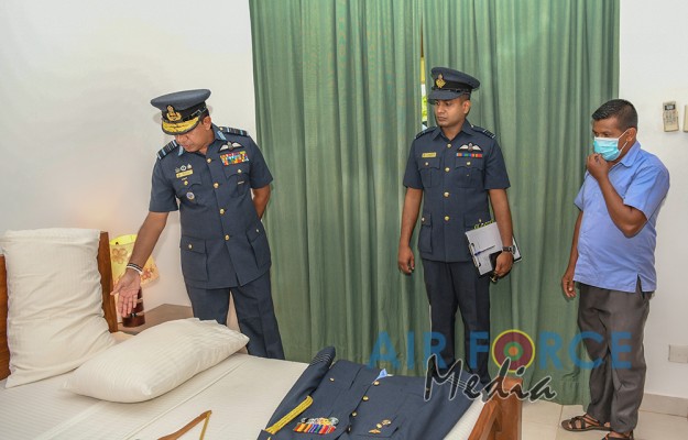 COMMANDER’S INSPECTION OF SLAF STATION SIGIRIYA