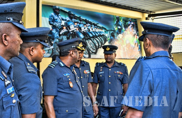 Commander's Inspection of SLAF Station Colombo