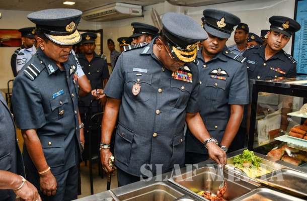 Commander's Inspection of SLAF Station Colombo