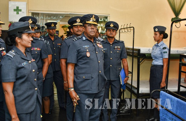 Commander's Inspection of SLAF Station Colombo