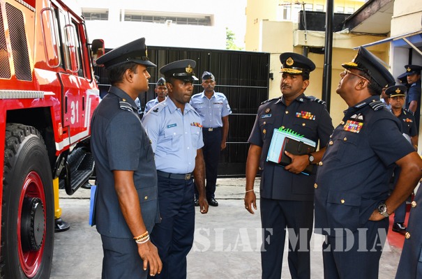 Commander's Inspection of SLAF Station Colombo