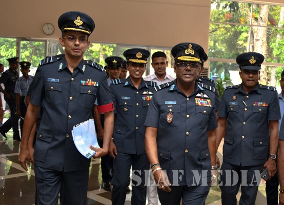 Commander's Inspection of SLAF Station Colombo