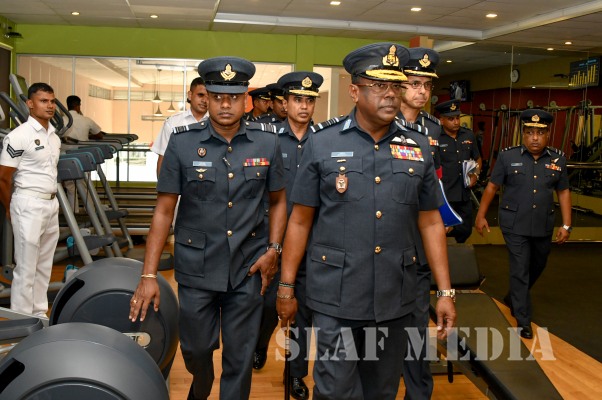 Commander's Inspection of SLAF Station Colombo