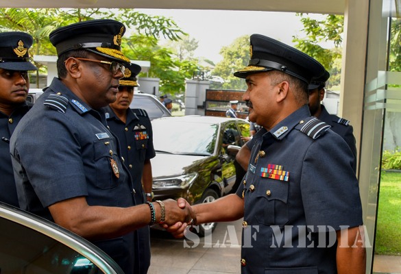 Commander's Inspection of SLAF Station Colombo