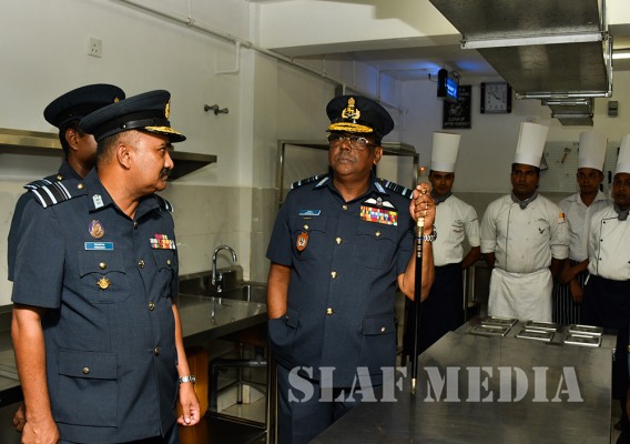 Commander's Inspection of SLAF Station Colombo
