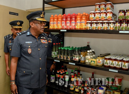Commander's Inspection of SLAF Station Colombo