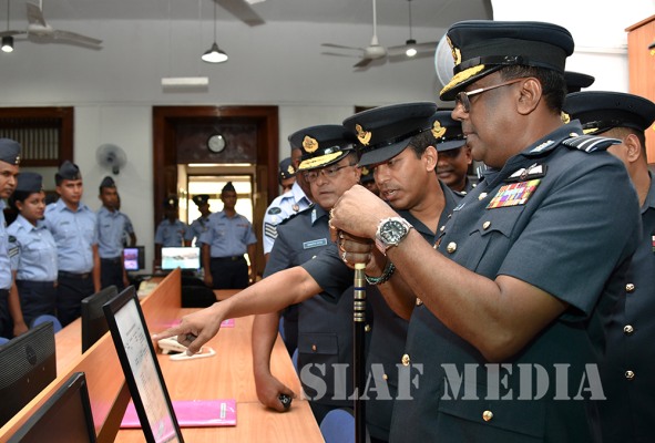 Commander's Inspection of SLAF Station Colombo