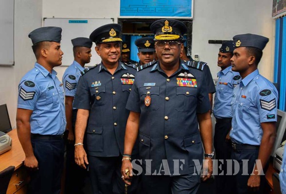 Commander's Inspection of SLAF Station Colombo