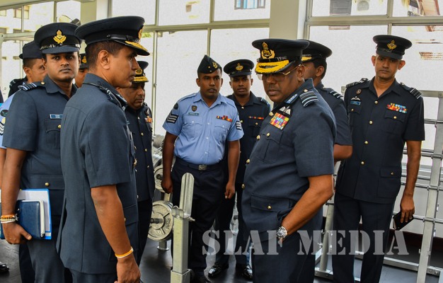 Commander's Inspection of SLAF Station Colombo
