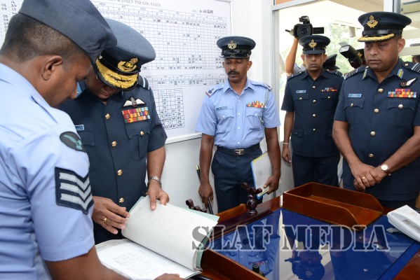 Annual AOC’s Inspection At SLAF TTS Ekala
