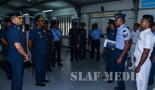 Annual Commander’s Inspection of SLAF CTS Vanni