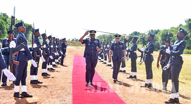 Annual Commander’s Inspection of SLAF CTS Vanni