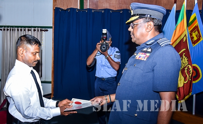 Annual Commander’s Inspection of SLAF CTS Vanni