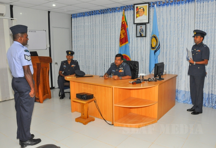 Annual AOC's Inspection of SLAF Combat Training School Vanni