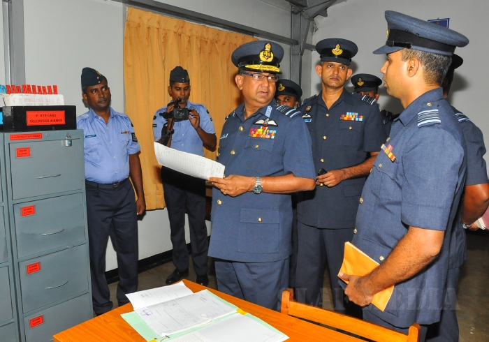 Annual AOC's Inspection of SLAF Combat Training School Vanni