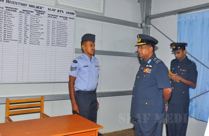 Annual AOC's Inspection of SLAF Combat Training School Vanni