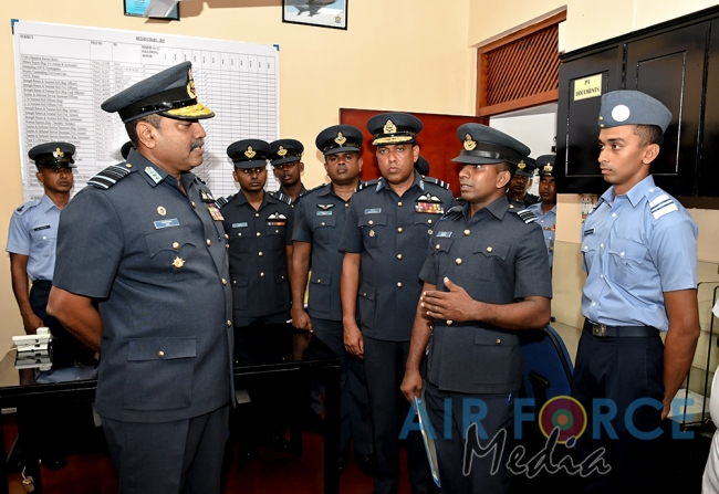 Commander’s Inspection of SLAF Base Vavuniya
