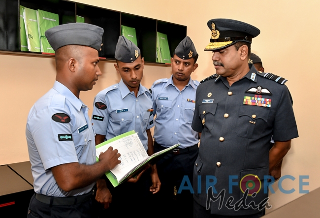 Commander’s Inspection of SLAF Base Vavuniya