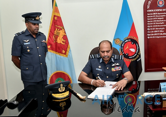 Commander’s Inspection of SLAF Base Vavuniya