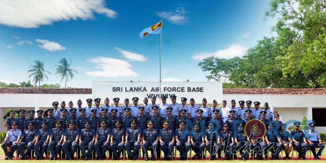 Commander’s Inspection of SLAF Base Vavuniya