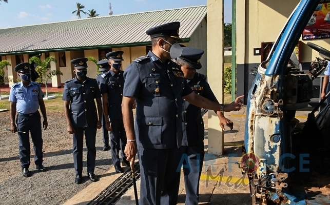 Commander's Inspection of SLAF Base Vavuniya