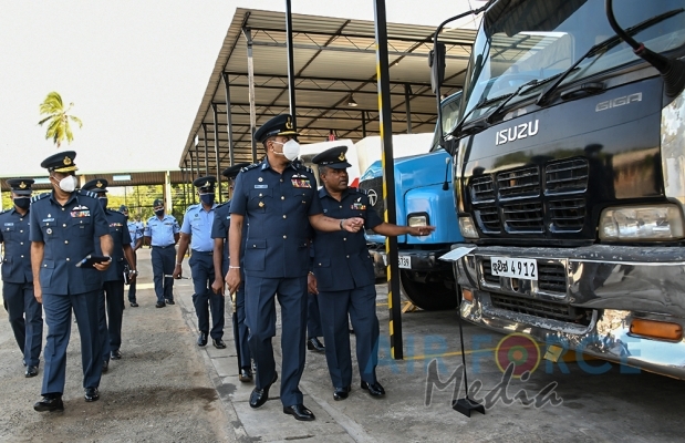Commander's Inspection of SLAF Base Vavuniya