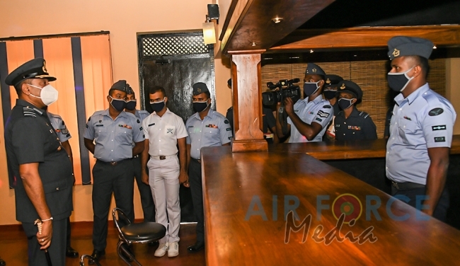 Commander's Inspection of SLAF Base Vavuniya
